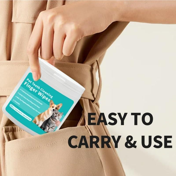 GD Dental Finger Wipes For Pets