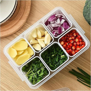 GD Storage Box With Lid and 6 Compartments