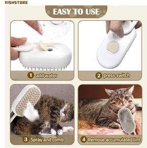 Steam Brush for Dog/Cat