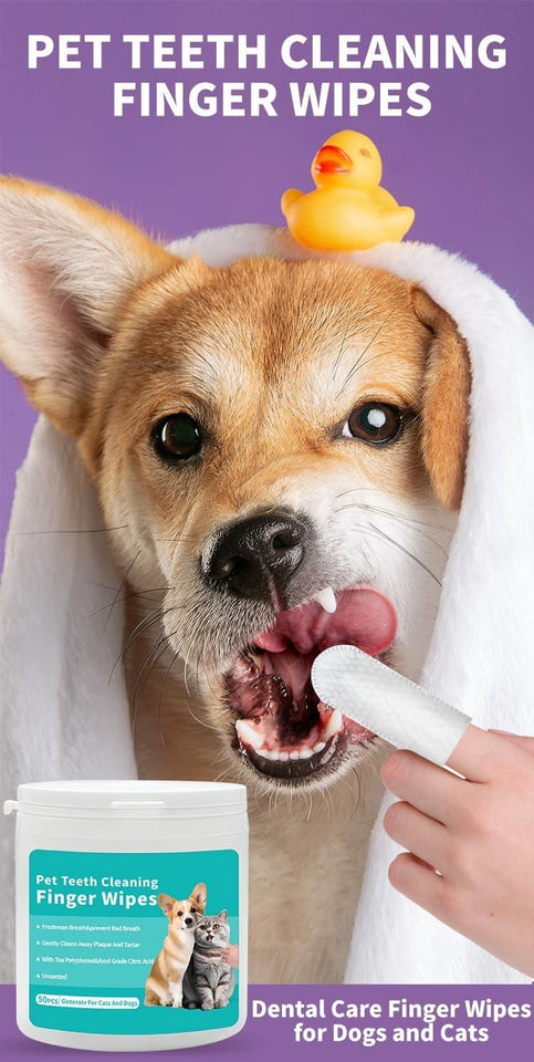 GD Dental Finger Wipes For Pets