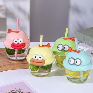 Cartoon Glass Cup 210 ml