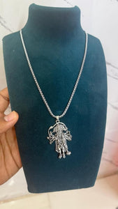 5 Mukhi Standing Hanumanji Pendant with Chain
