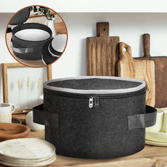 GD Plate Storage Case with 12 Thick Felt Dividers