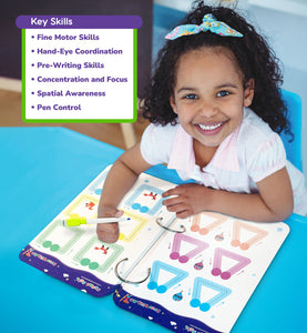 Reusable Tracing Book With 68 Pages + FREE Learning 2000+ pages PDF worksheet for kids